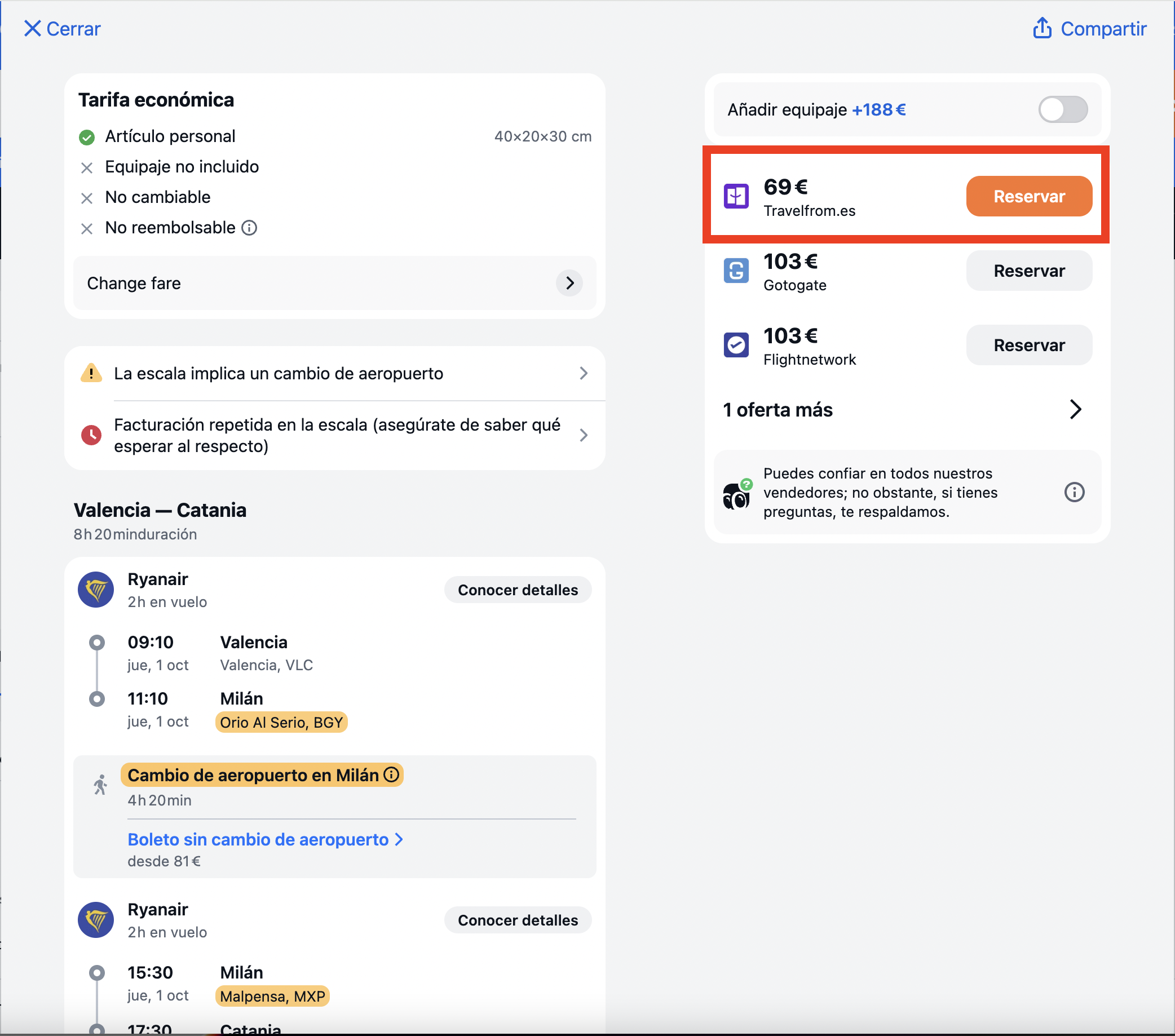 Captura de la oferta: Valencia – Catania por 69€ ida y vuelta: seis días para descubrir el este de Sicilia