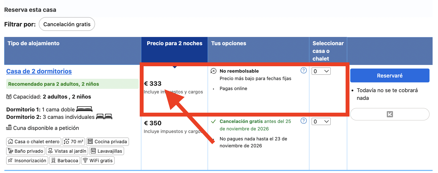 Oferta familiar en Prádena