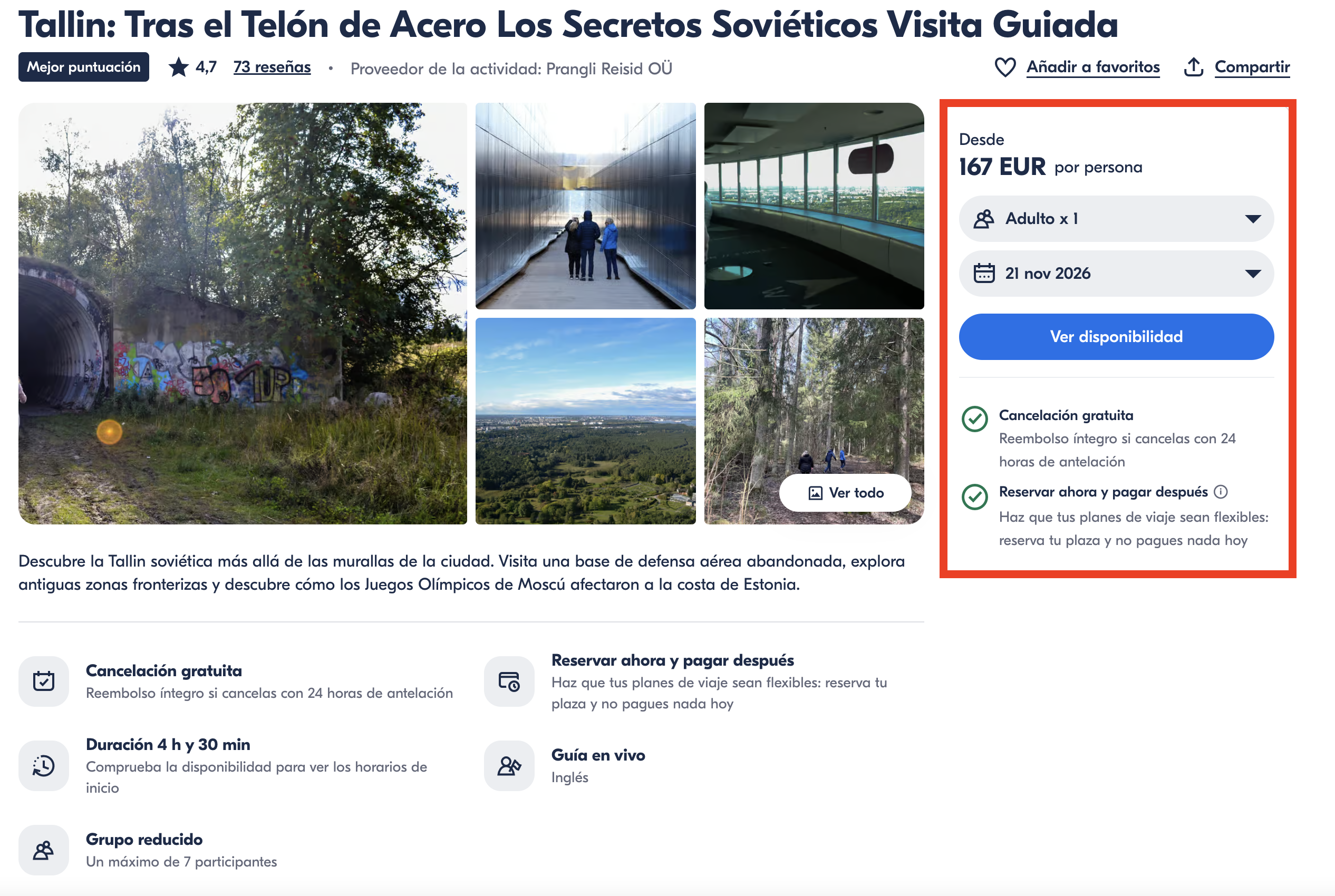 Experiencia Tras el Telón de Acero Tallin