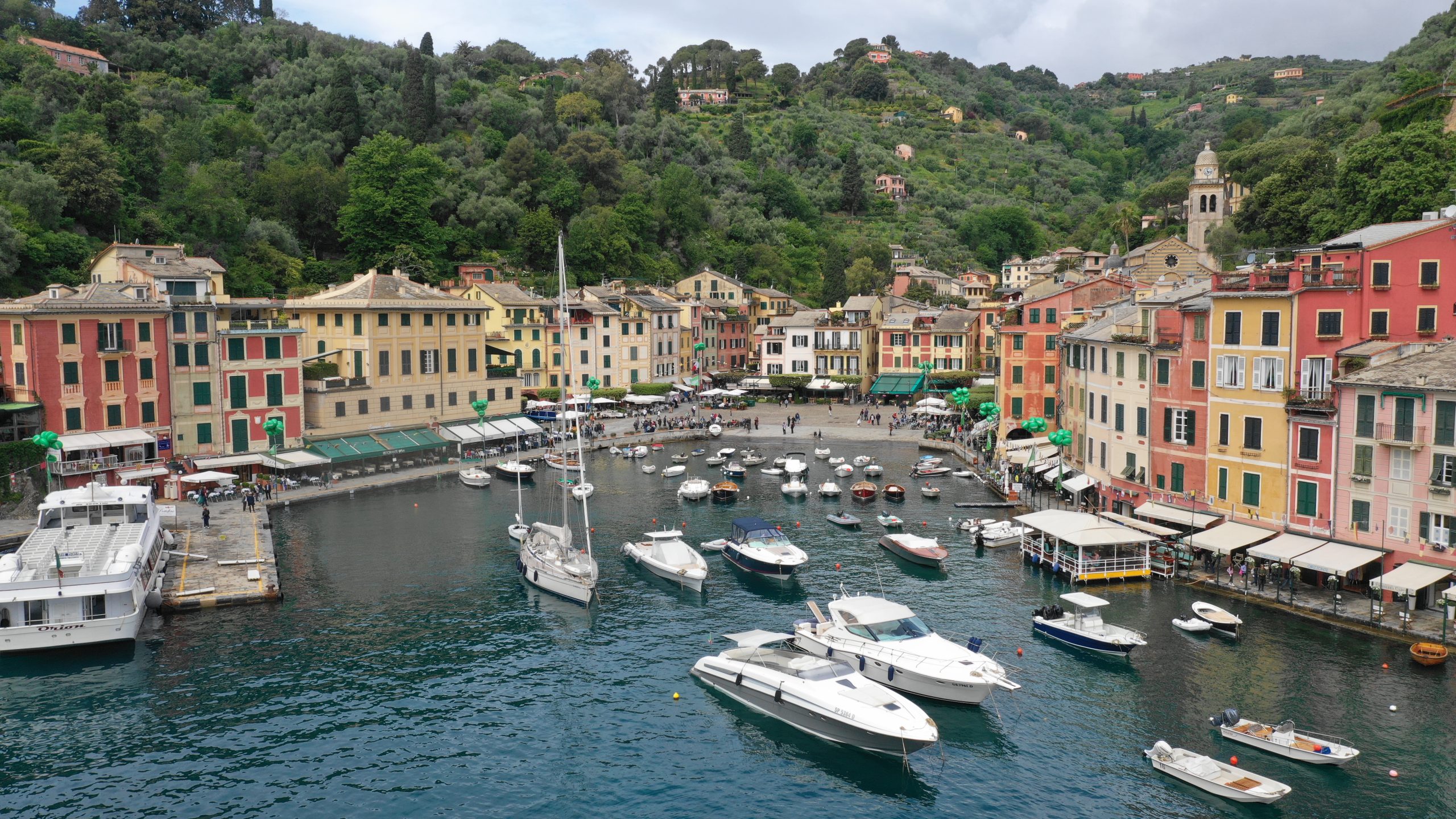 Puerto de Portofino en la Riviera de Liguria