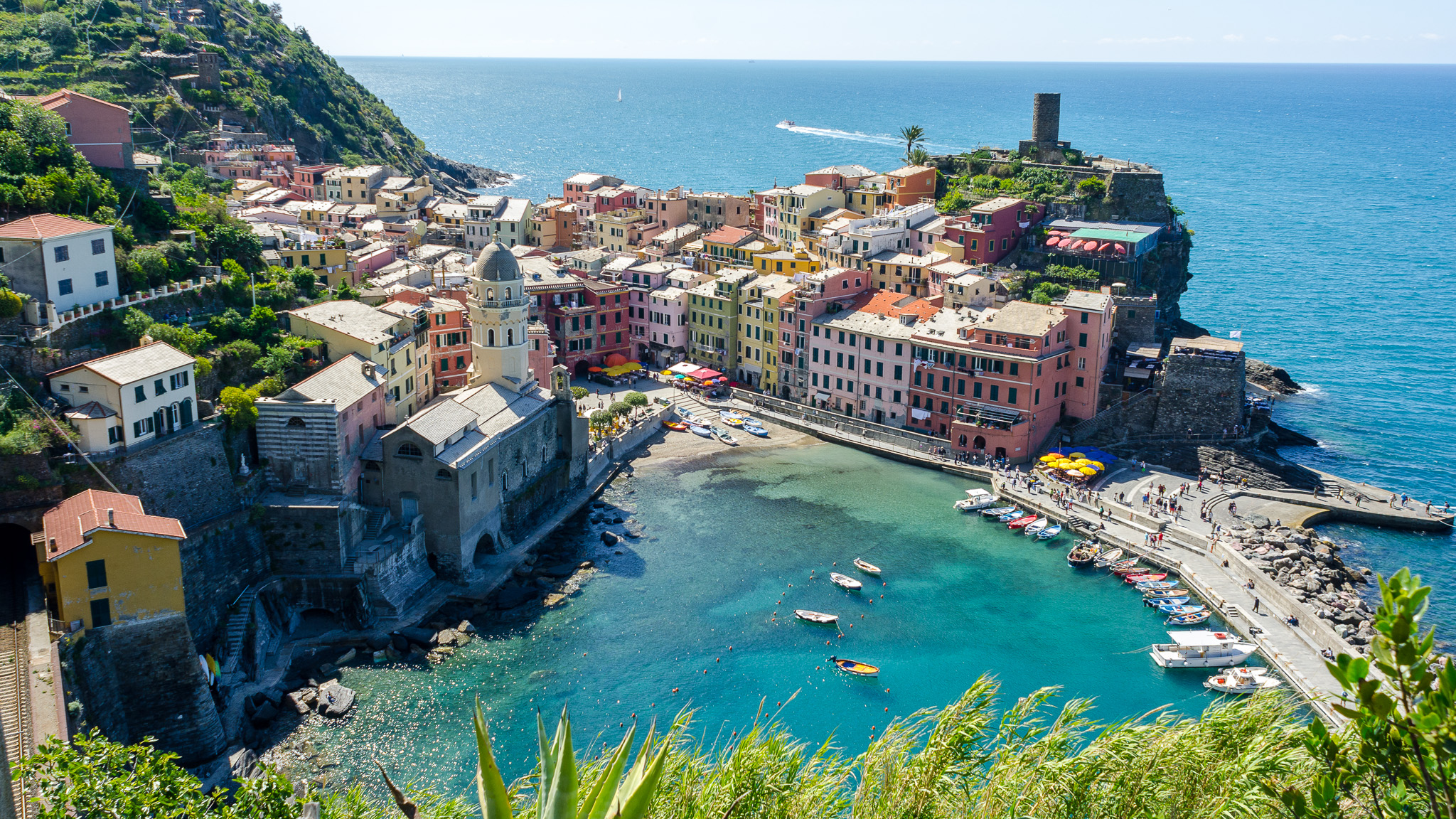 Panorámica de Vernazza en Cinque Terre