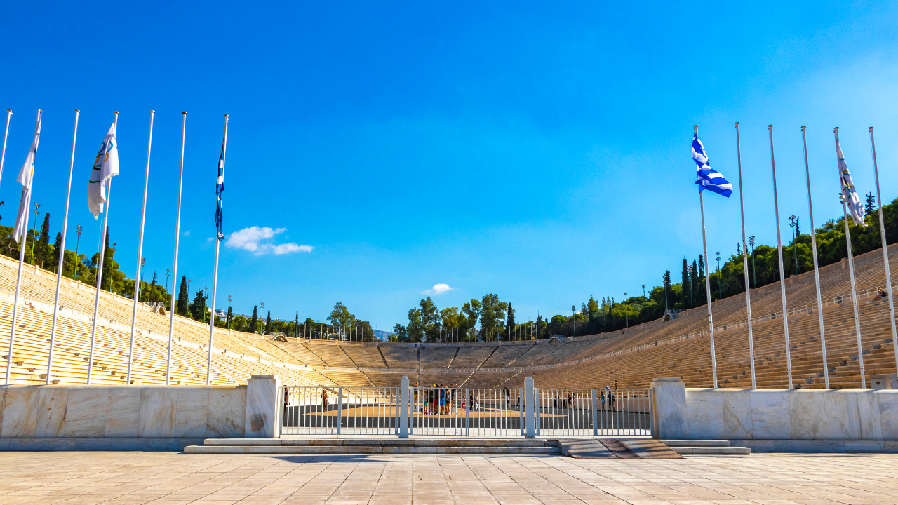 Entrenamiento olímpico en Atenas