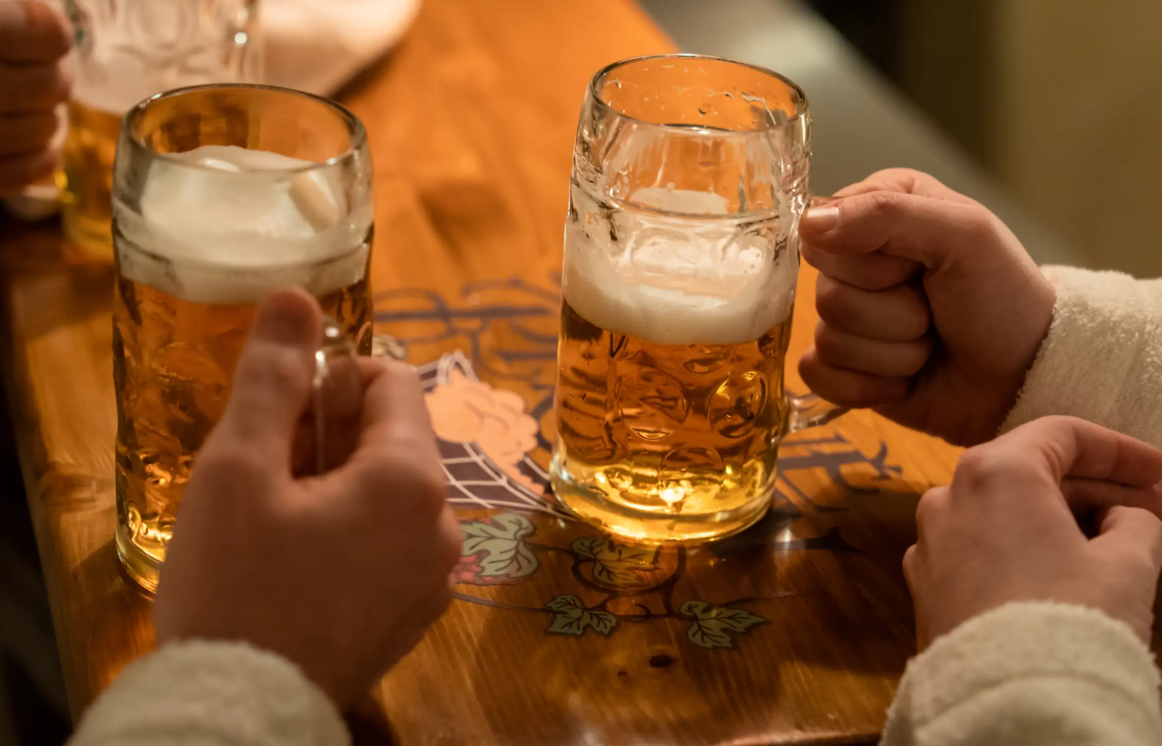 Baño de cerveza en Praga