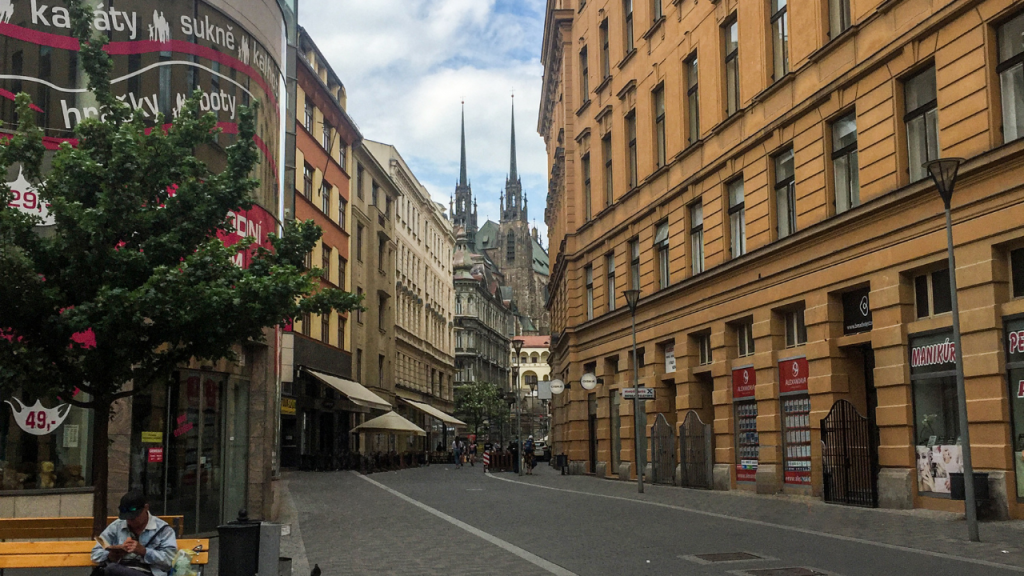 Calle del centro de Brno