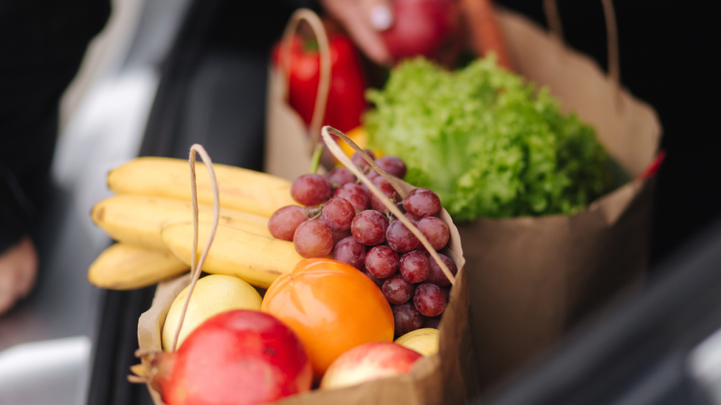 Compra de frutas y verduras