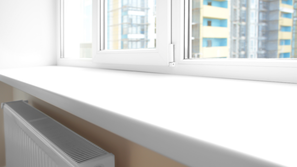 Ventana y radiador de una vivienda