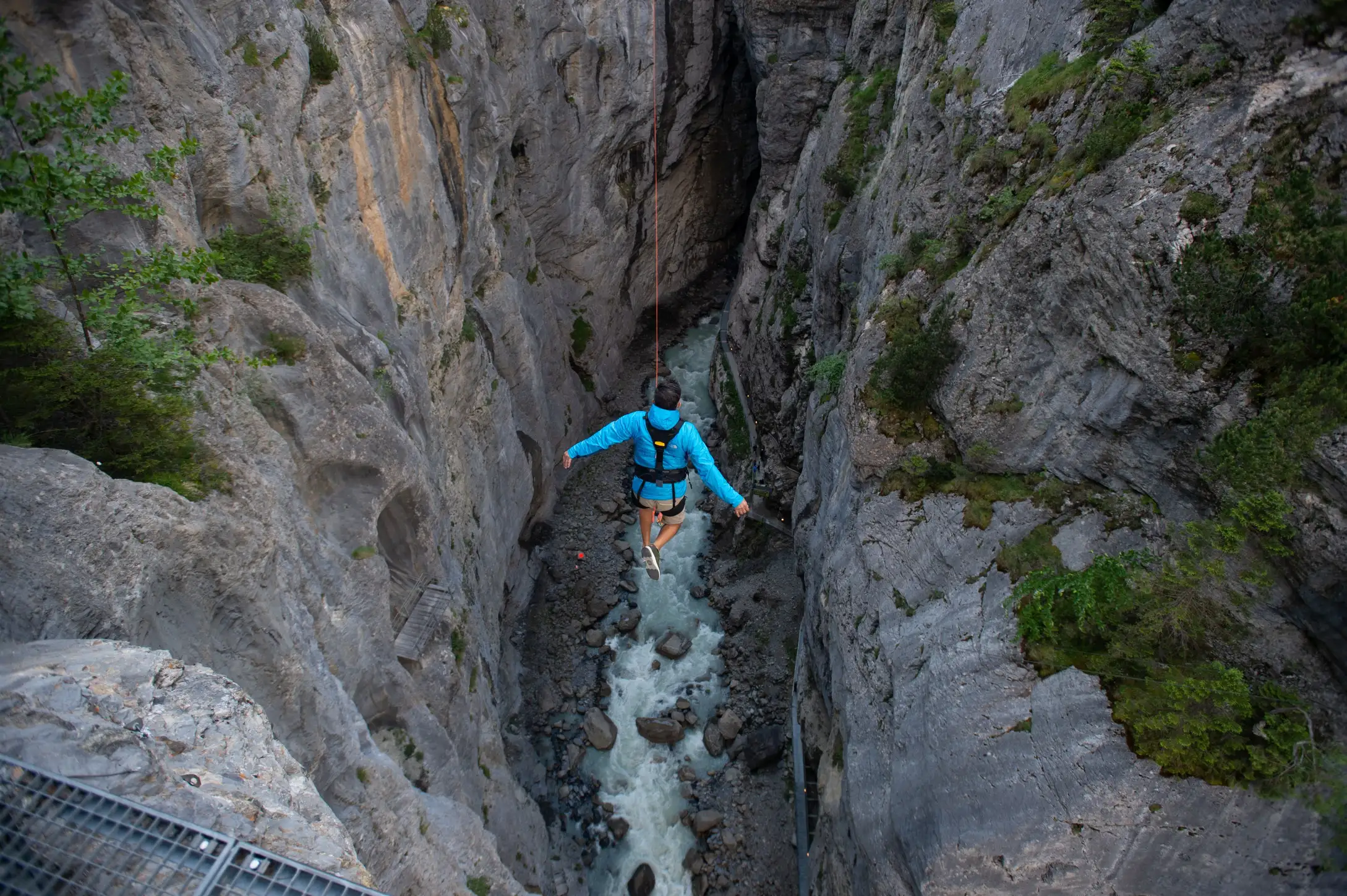 Canyon swing en Grindelwald