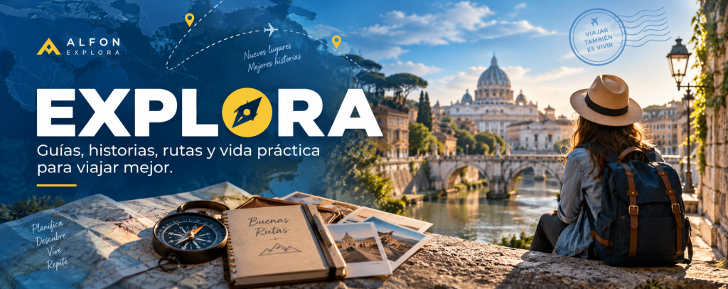 Explora de Alfon Explora: guías, historias, rutas y vida práctica para viajar mejor.