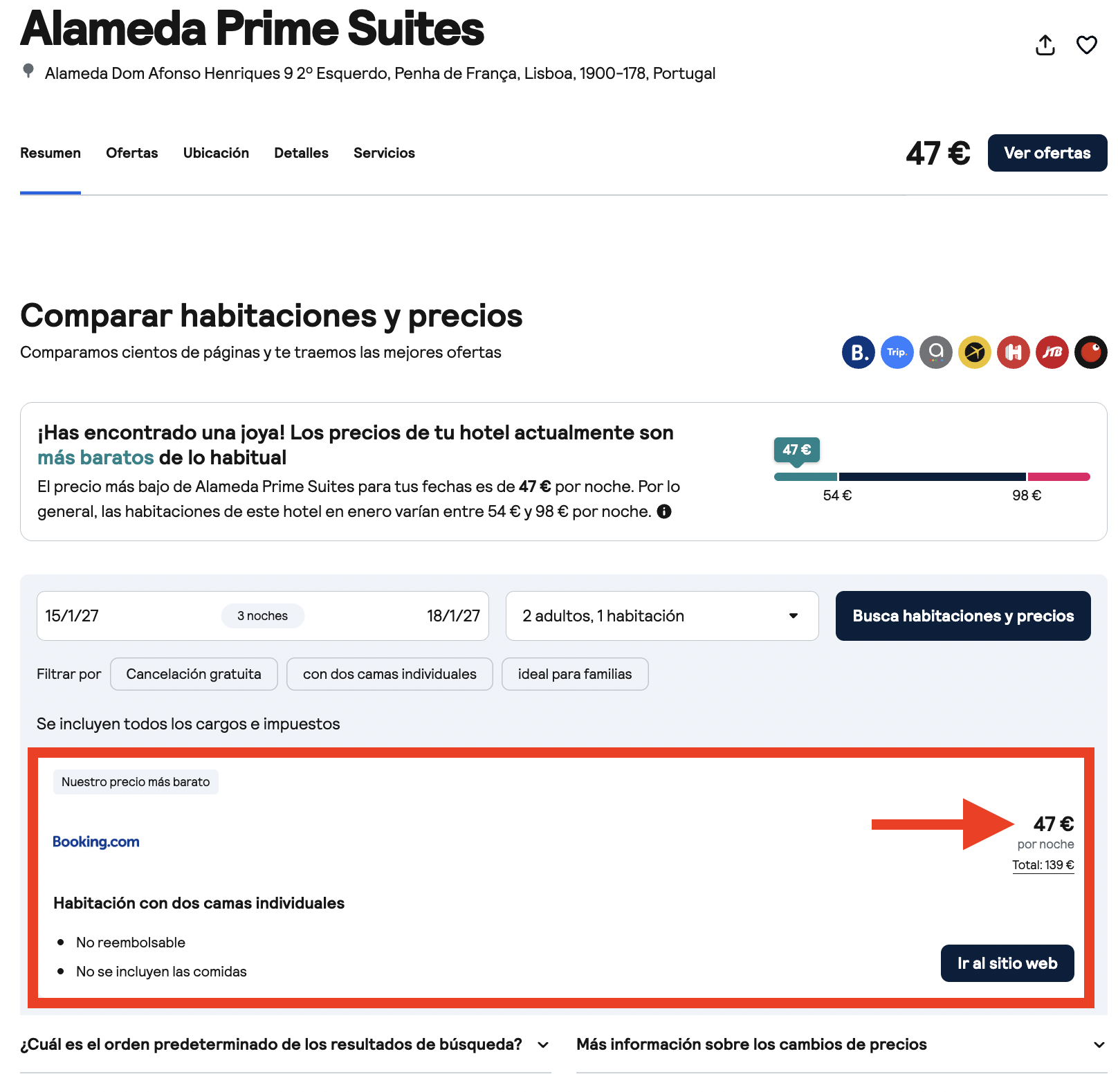 Oferta Alameda Prime Suites