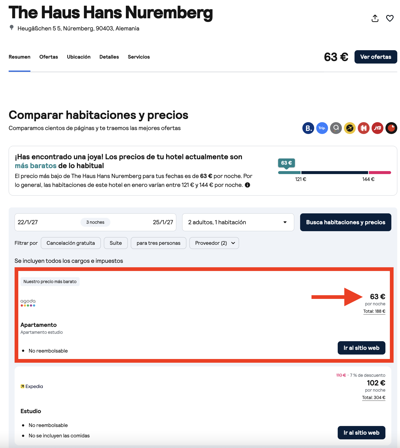 Oferta The Haus Hans Nuremberg