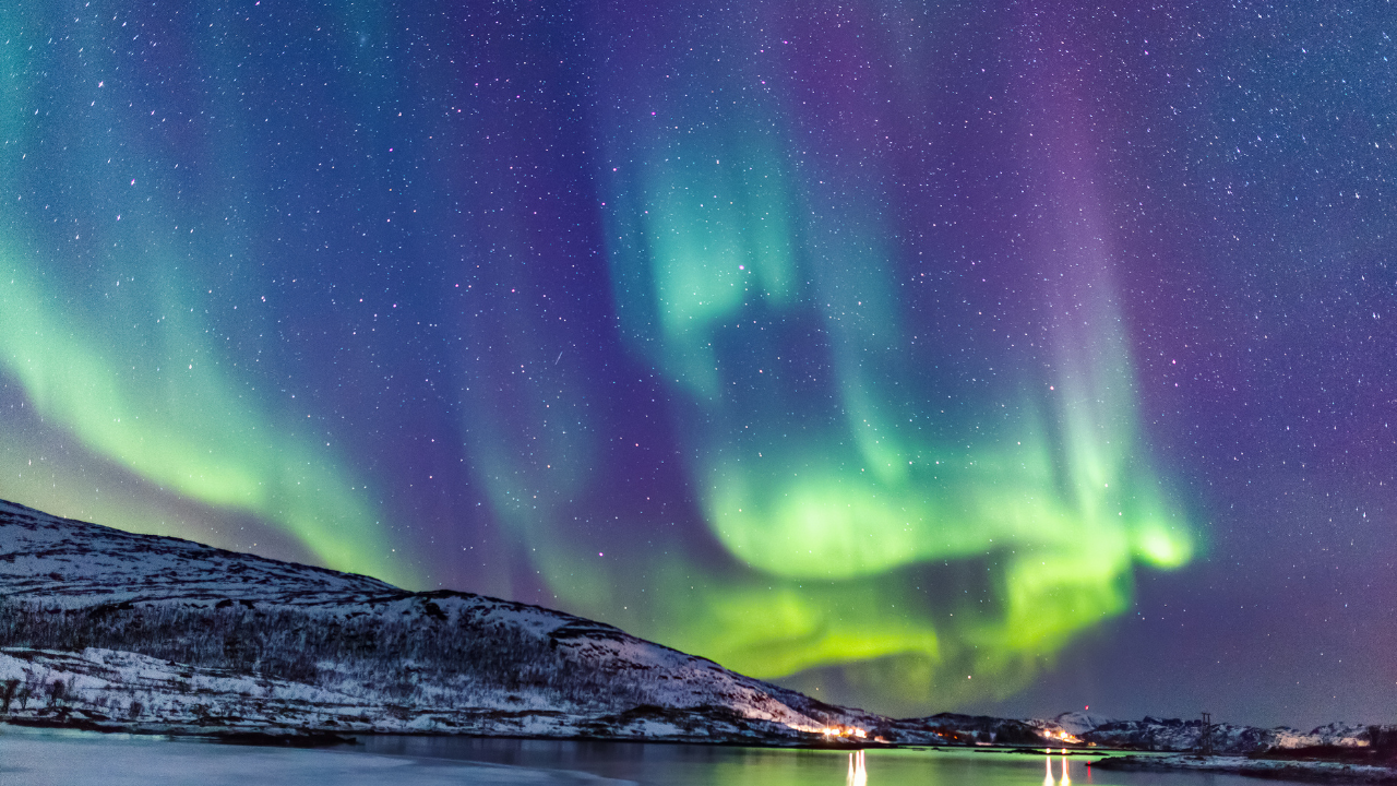 Rovaniemi bajo el cielo ártico