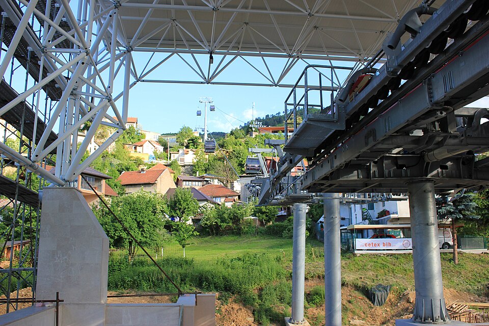 Instalaciones de una estación del teleférico