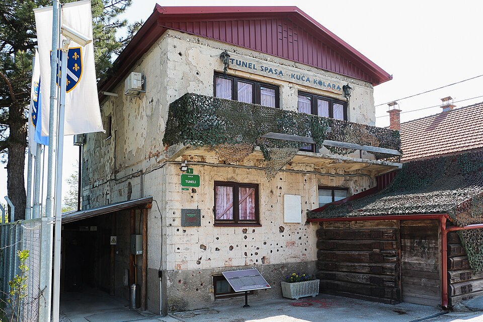 Casa del recinto del Túnel de la Esperanza en Butmir
