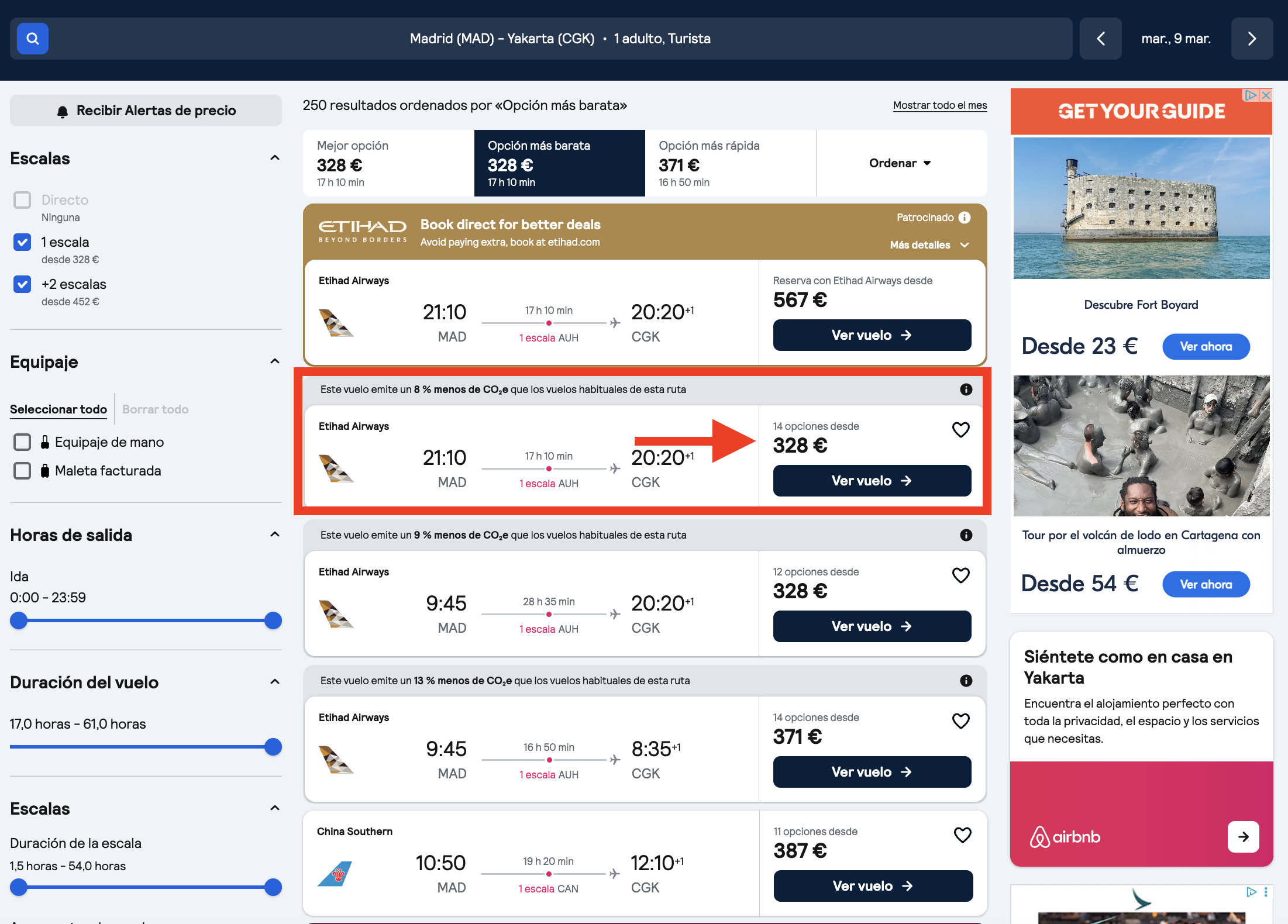 Vuelo Madrid–Yakarta