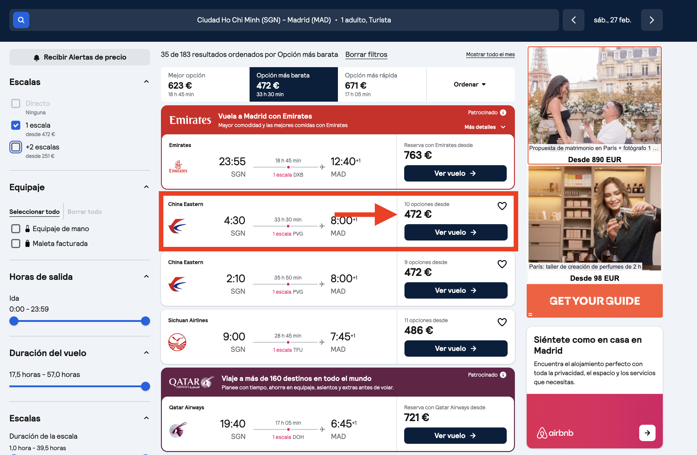 Vuelo Ho Chi Minh–Madrid